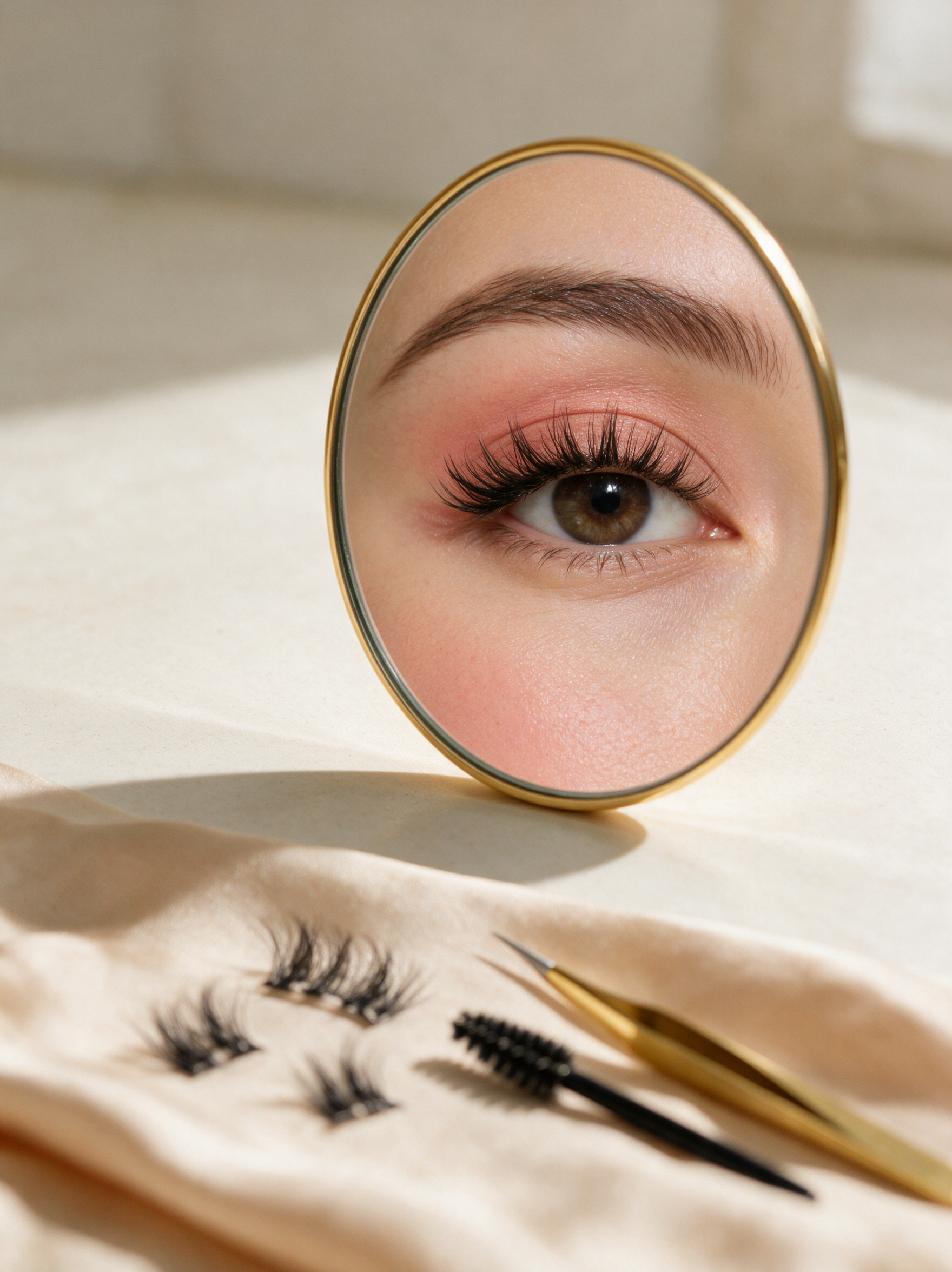 How to Apply Press-On Lash Clusters at Home
