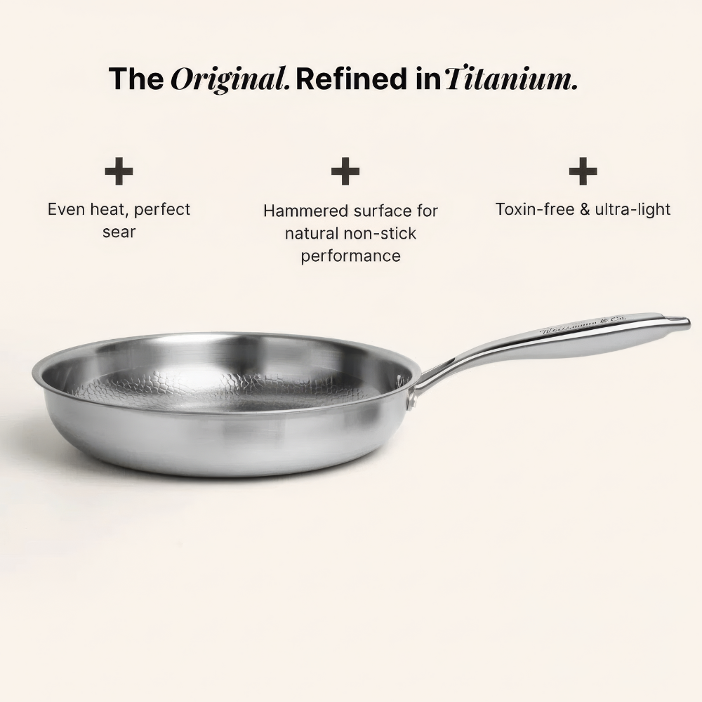 Hammered Pan + Utensil Set