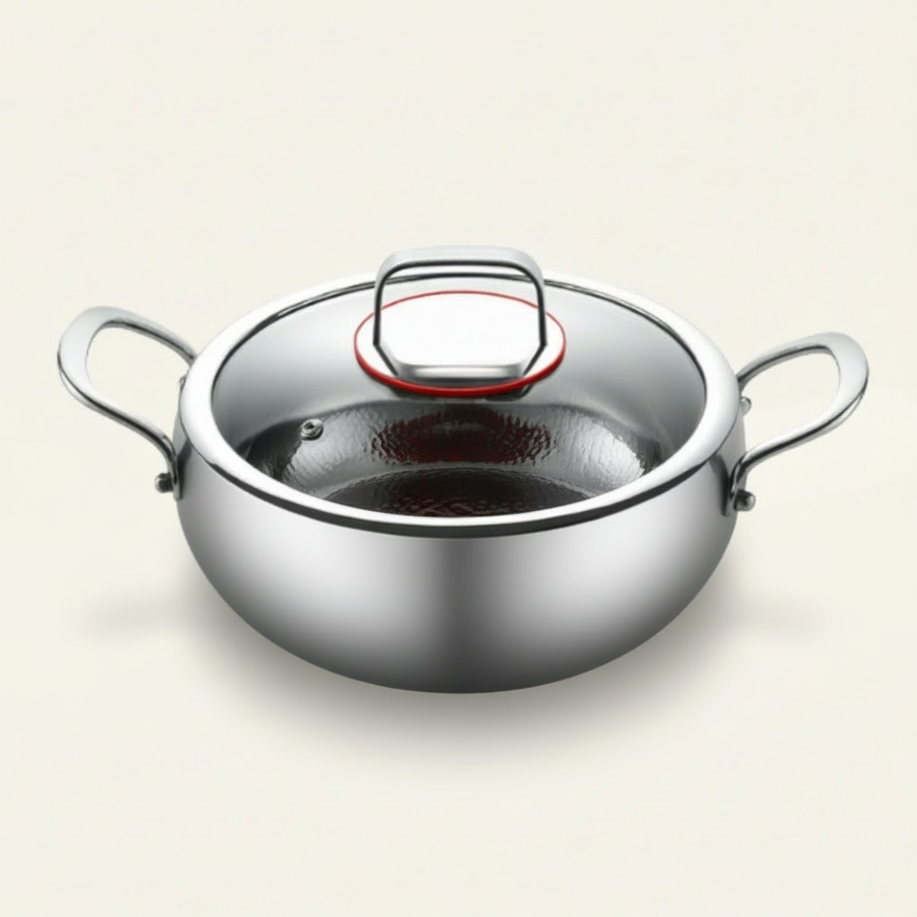 Titanium Deep Casserole Pot Pro